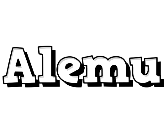 Alemu snowing logo
