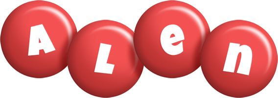 Alen candy-red logo