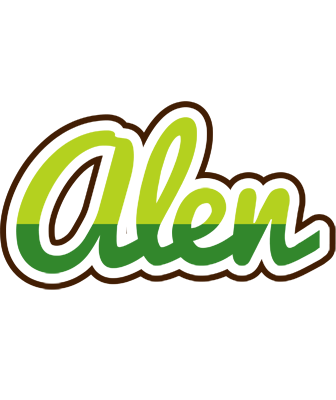 Alen golfing logo
