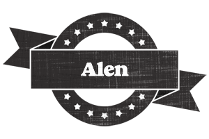 Alen grunge logo