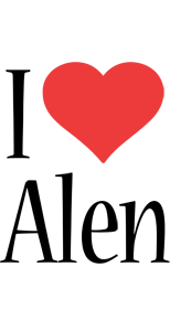 Alen i-love logo