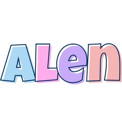 Alen pastel logo