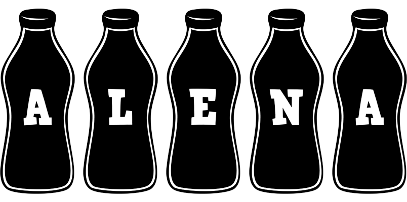 Alena bottle logo