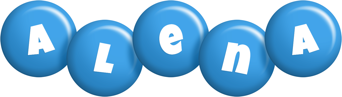 Alena candy-blue logo