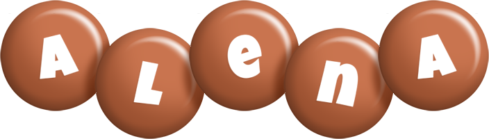 Alena candy-brown logo