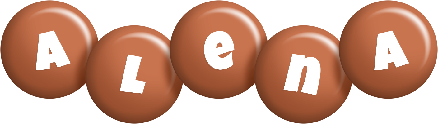 Alena candy-brown logo