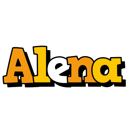 Alena cartoon logo