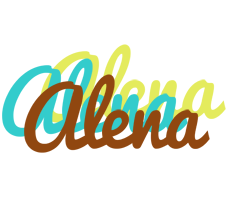 Alena cupcake logo