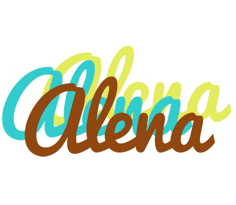 Alena cupcake logo