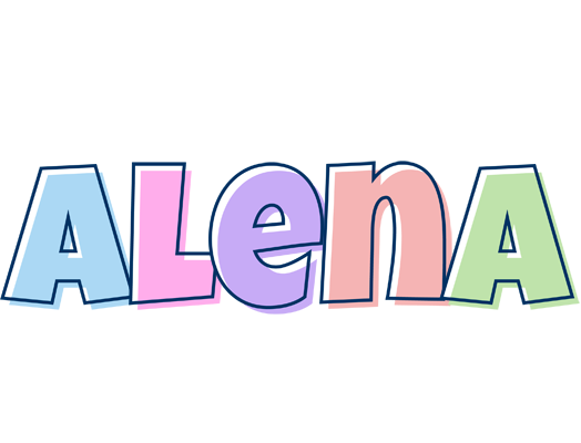 Alena pastel logo
