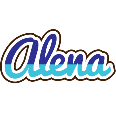 Alena raining logo