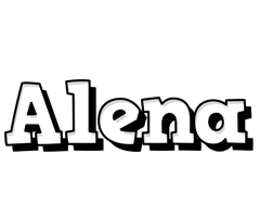Alena snowing logo