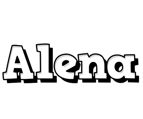 Alena snowing logo