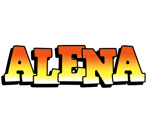 Alena sunset logo