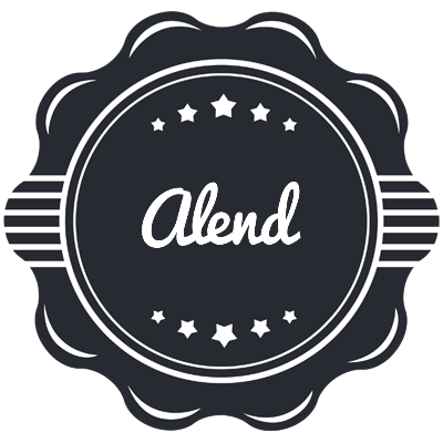 Alend badge logo