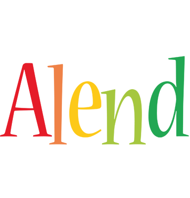 Alend birthday logo