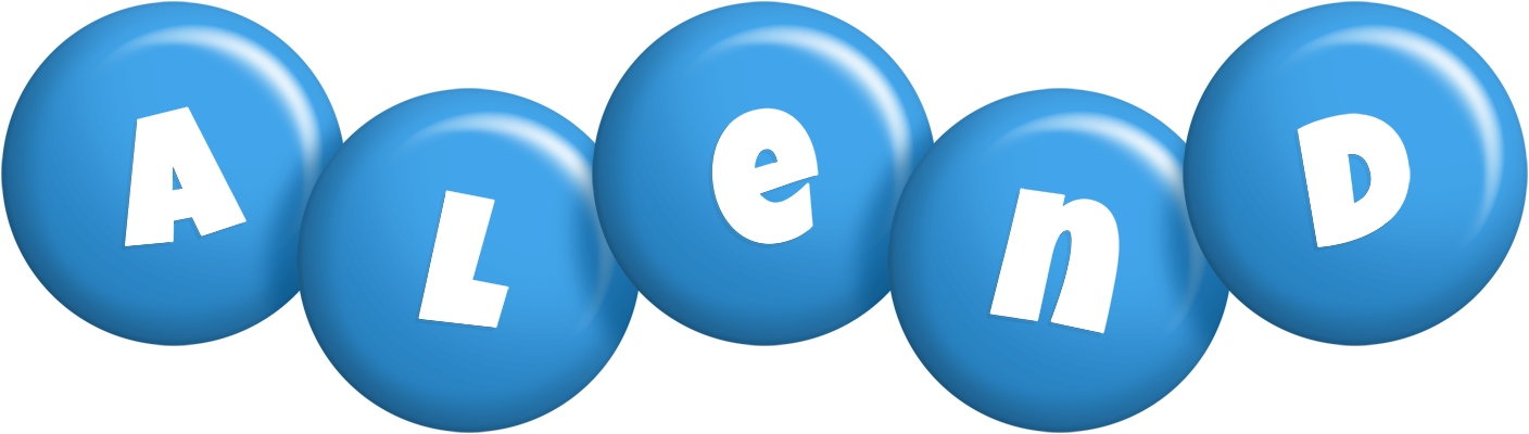 Alend candy-blue logo