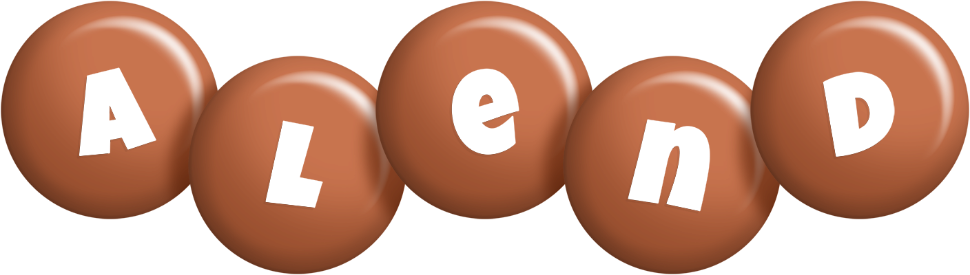 Alend candy-brown logo