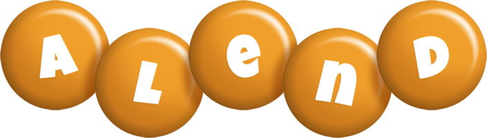 Alend candy-orange logo