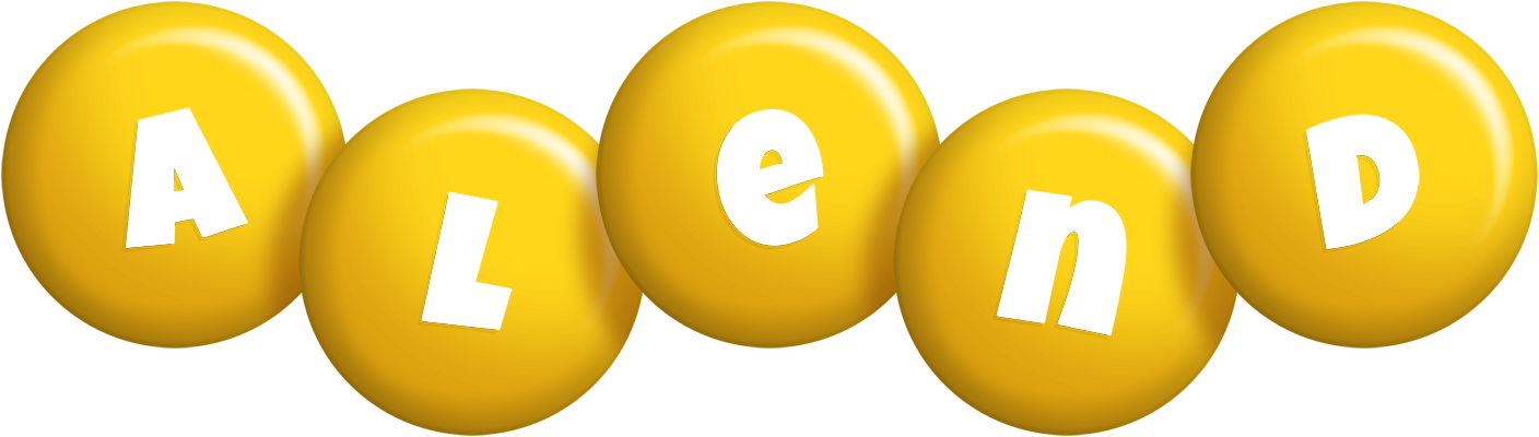 Alend candy-yellow logo