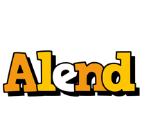 Alend cartoon logo