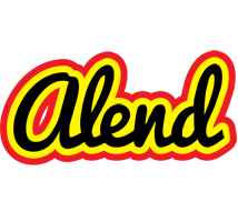 Alend flaming logo