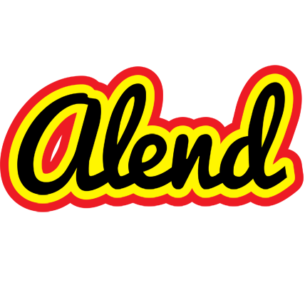 Alend flaming logo