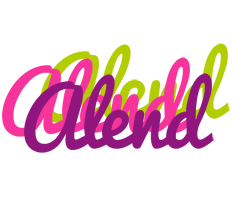 Alend flowers logo