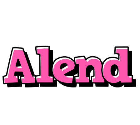 Alend girlish logo