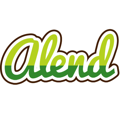 Alend golfing logo