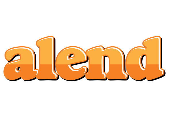 Alend orange logo