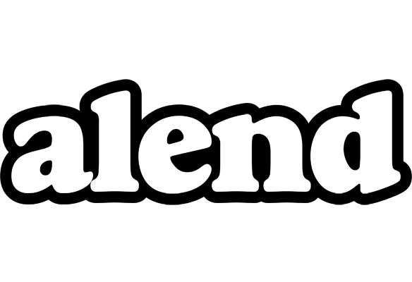 Alend panda logo