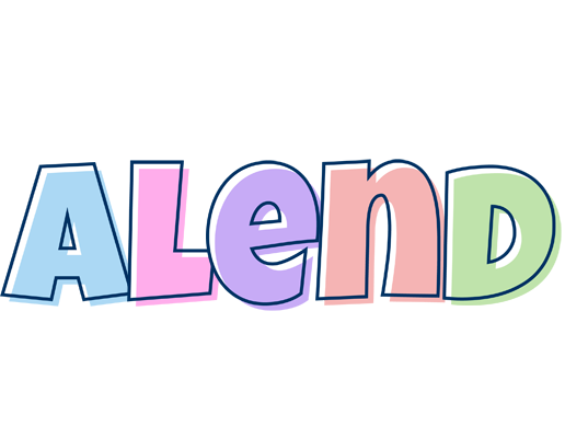 Alend pastel logo