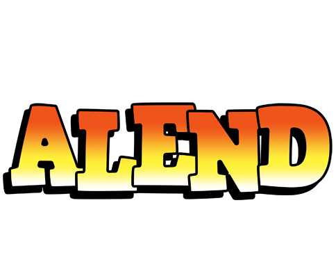 Alend sunset logo