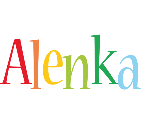 Alenka birthday logo