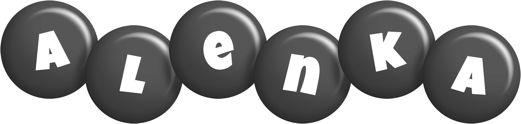 Alenka candy-black logo