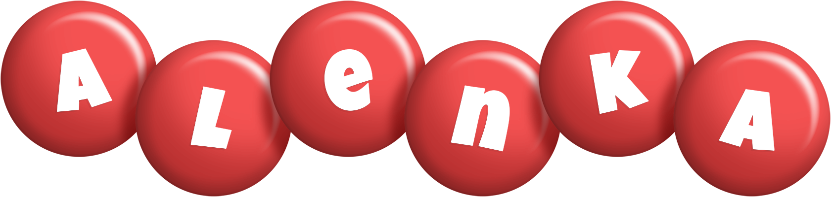Alenka candy-red logo
