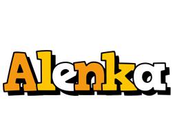 Alenka cartoon logo