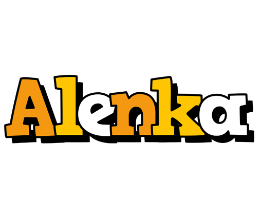 Alenka cartoon logo