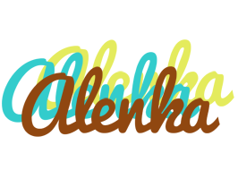 Alenka cupcake logo