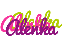 Alenka flowers logo