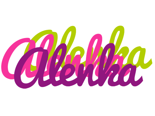 Alenka flowers logo