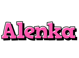 Alenka girlish logo