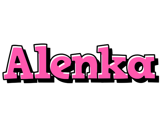 Alenka girlish logo