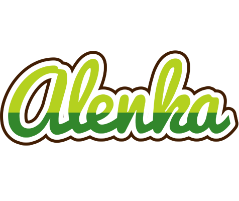 Alenka golfing logo