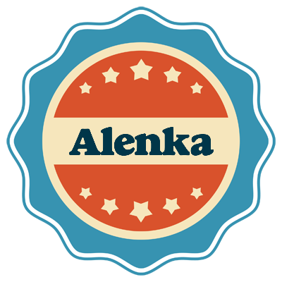 Alenka labels logo