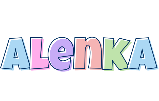 Alenka pastel logo