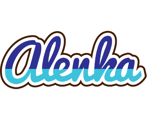 Alenka raining logo