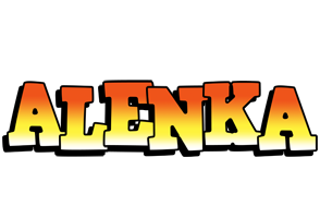 Alenka sunset logo