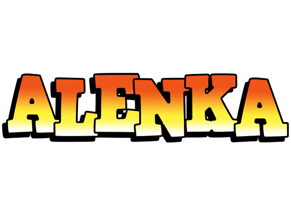 Alenka sunset logo